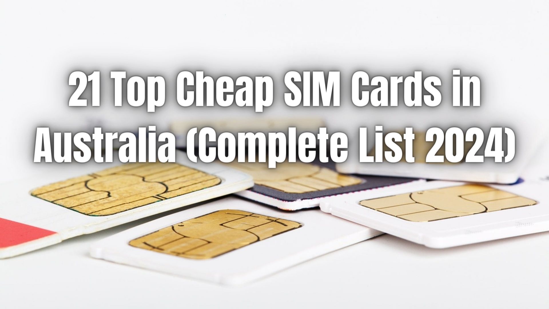 Whether you're traveling or staying long-term in Australia, our guide helps you find the best deals on cheap SIM cards in Australia for 2024.